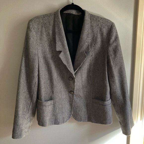 90s checkered blazer - Picture 2 of 5